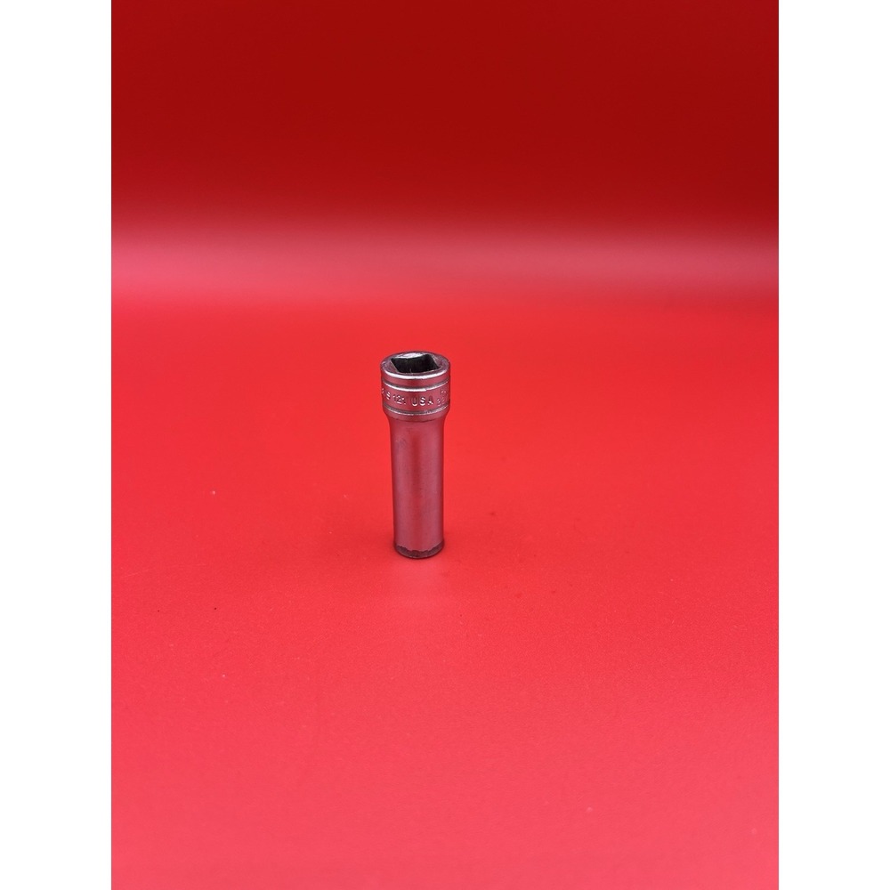 🔧 Snap‑On SFS121 – 3/8" Drive 3/8" SAE Deep Socket – 6‑Point – Chrome – USA✨